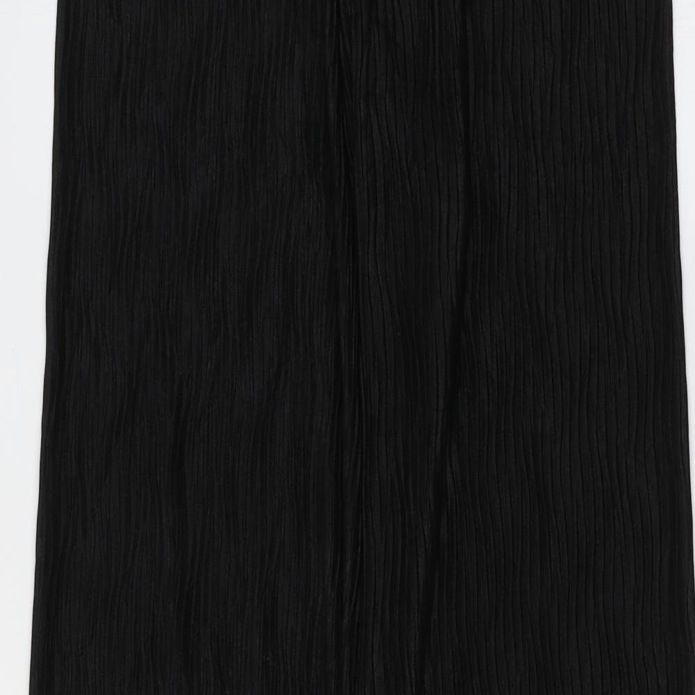 Papaya Womens Black  Polyester Jegging Trousers Size 12 L30 in Regular
