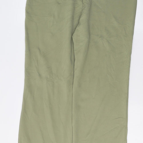 Classics Womens Green  Polyester Trousers  Size 16 L29 in Regular