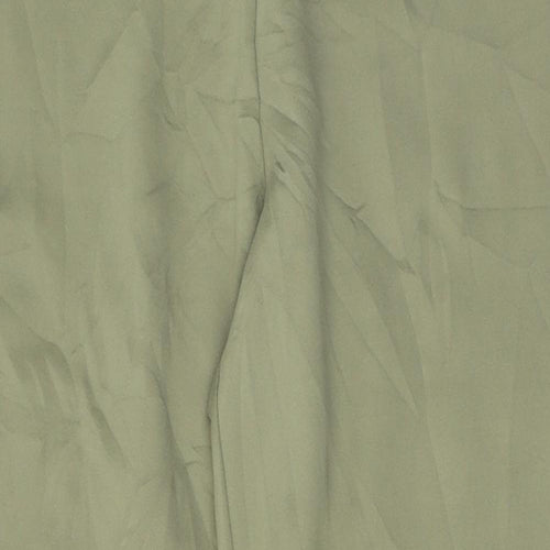 Classics Womens Green  Polyester Trousers  Size 16 L29 in Regular
