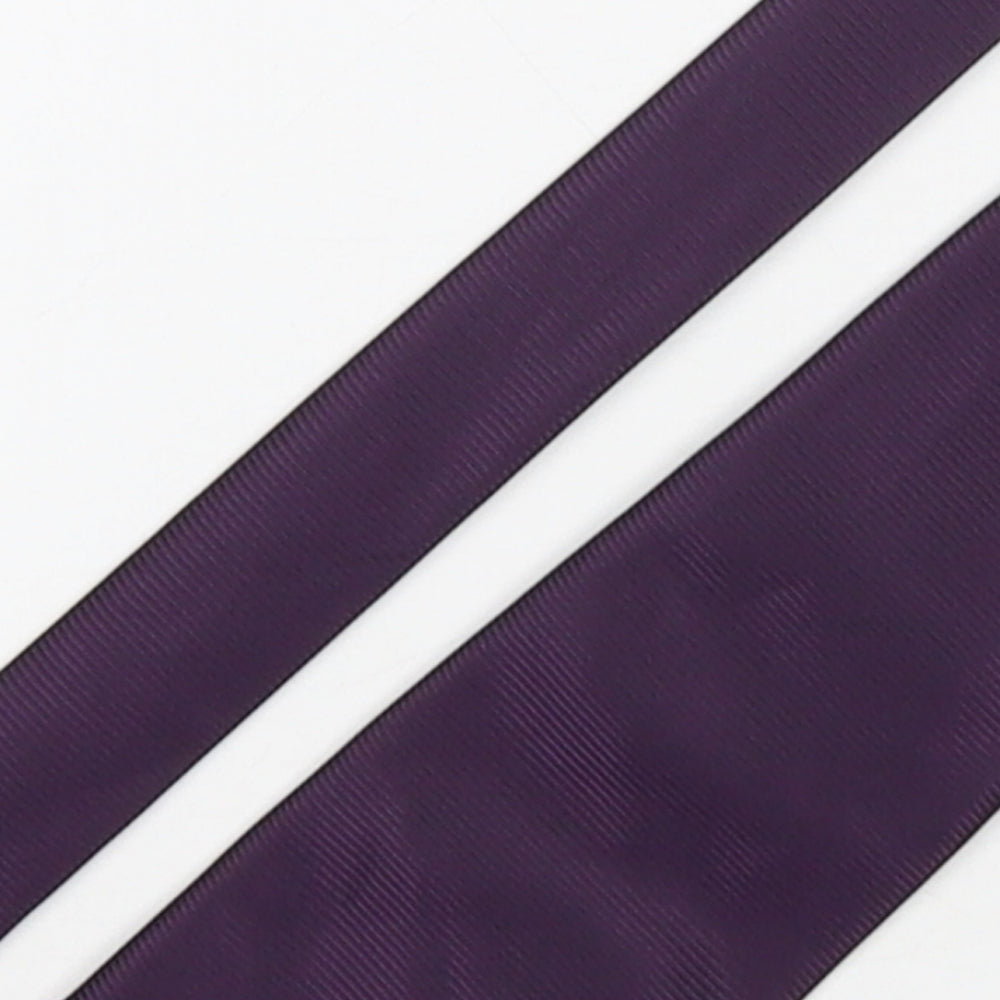 Soprano Mens Purple  Polyester Pointed Tie One Size