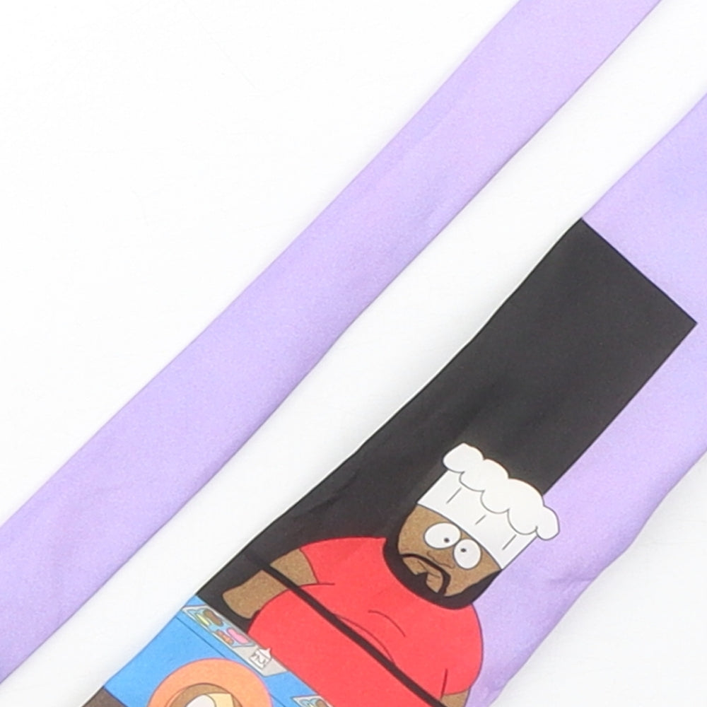 BHS Mens Multicoloured Geometric Polyester Pointed Tie One Size - South Park