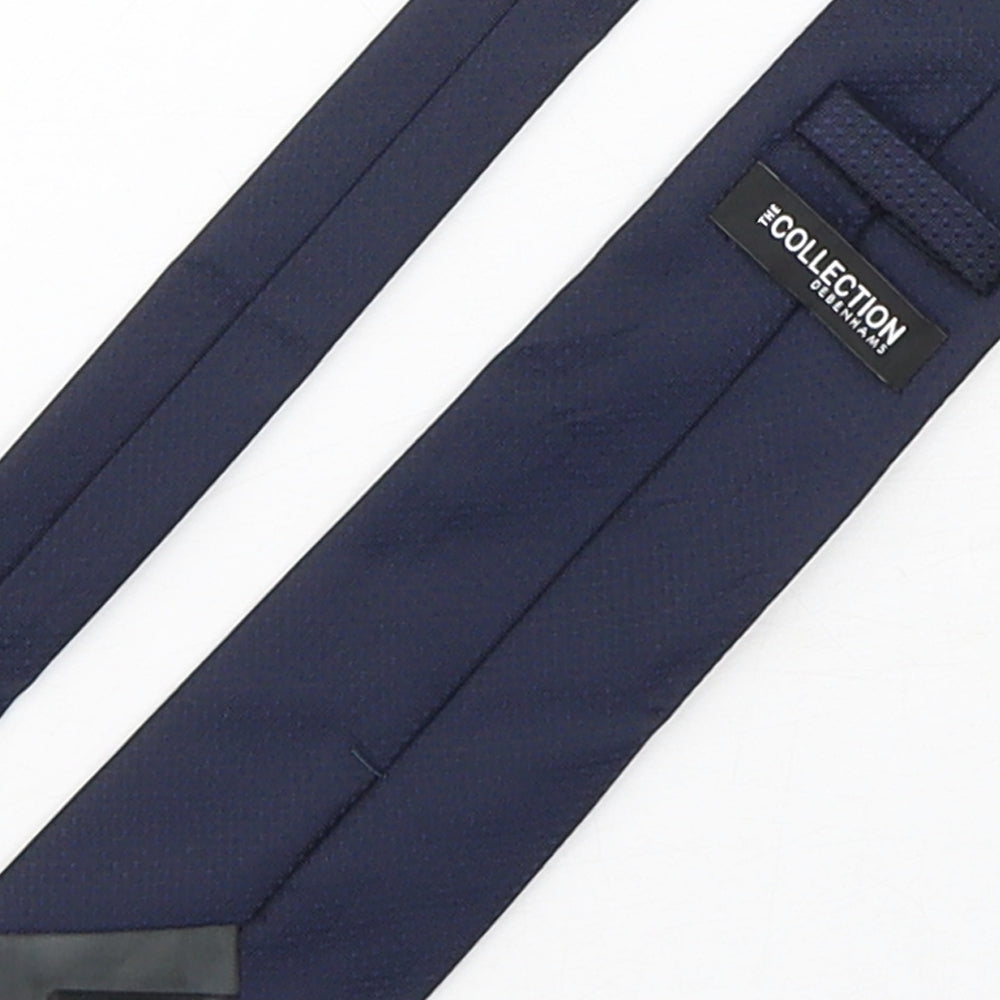 The Collection by Debenhams Mens Blue Grenadine Polyester Pointed Tie One Size