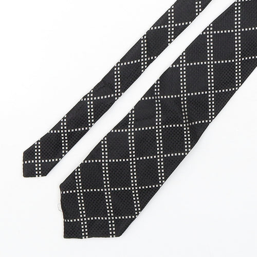 NEXT Mens Multicoloured Plaids & Checks Silk Pointed Tie One Size
