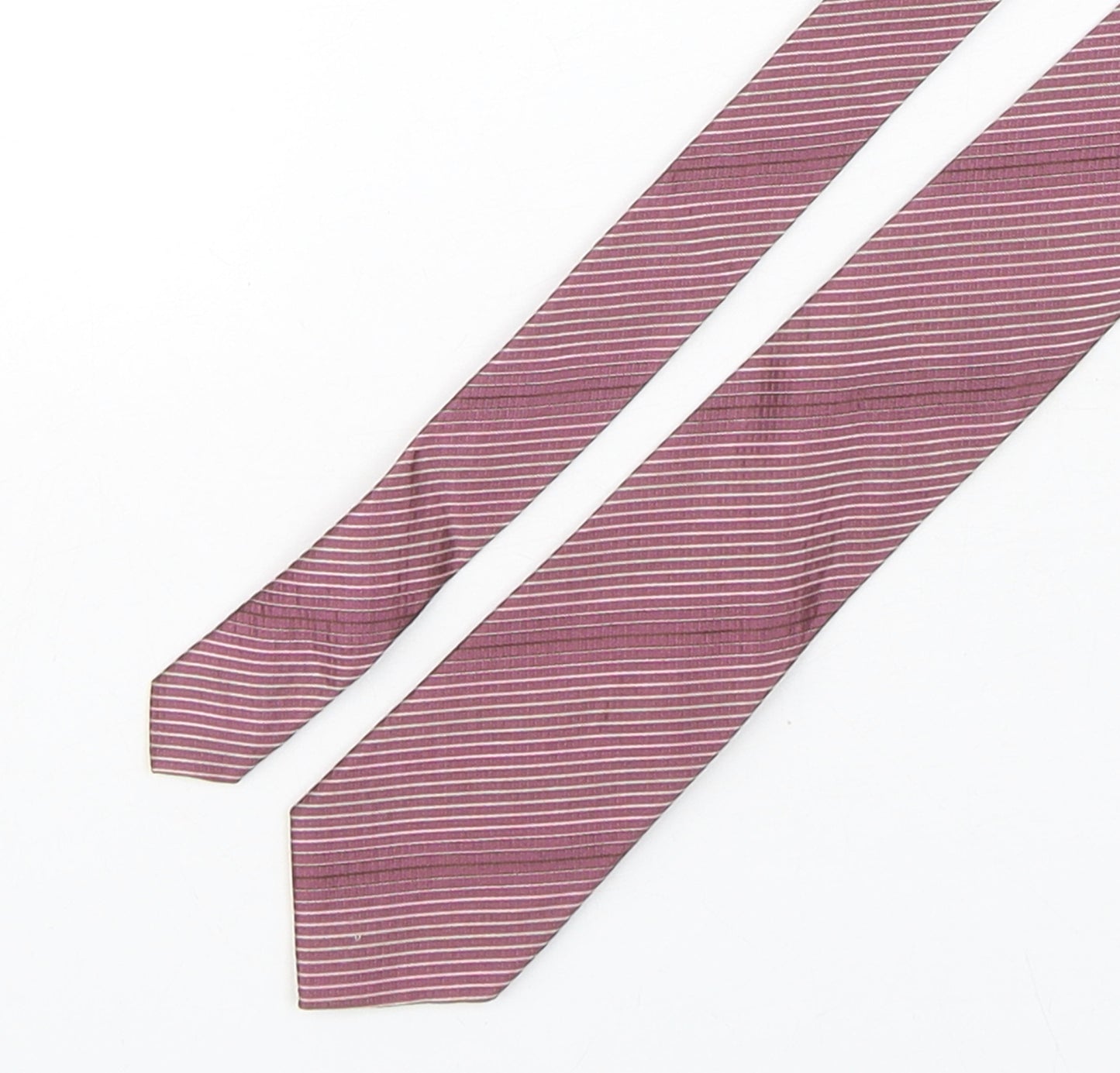 Jeff Banks Mens Multicoloured Striped Silk Pointed Tie One Size
