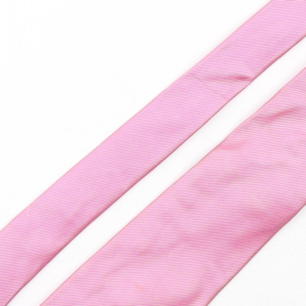 Dehavilland Mens Pink  Silk Pointed Tie One Size