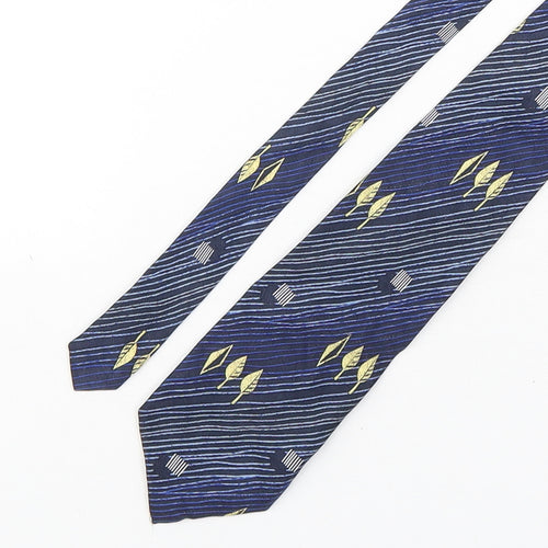 Little Venice  Mens Multicoloured Geometric Silk Pointed Tie One Size