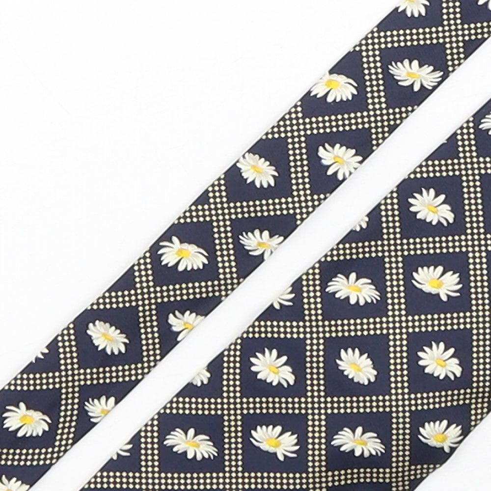 Cavenagh Mens Multicoloured Floral Silk Pointed Tie One Size