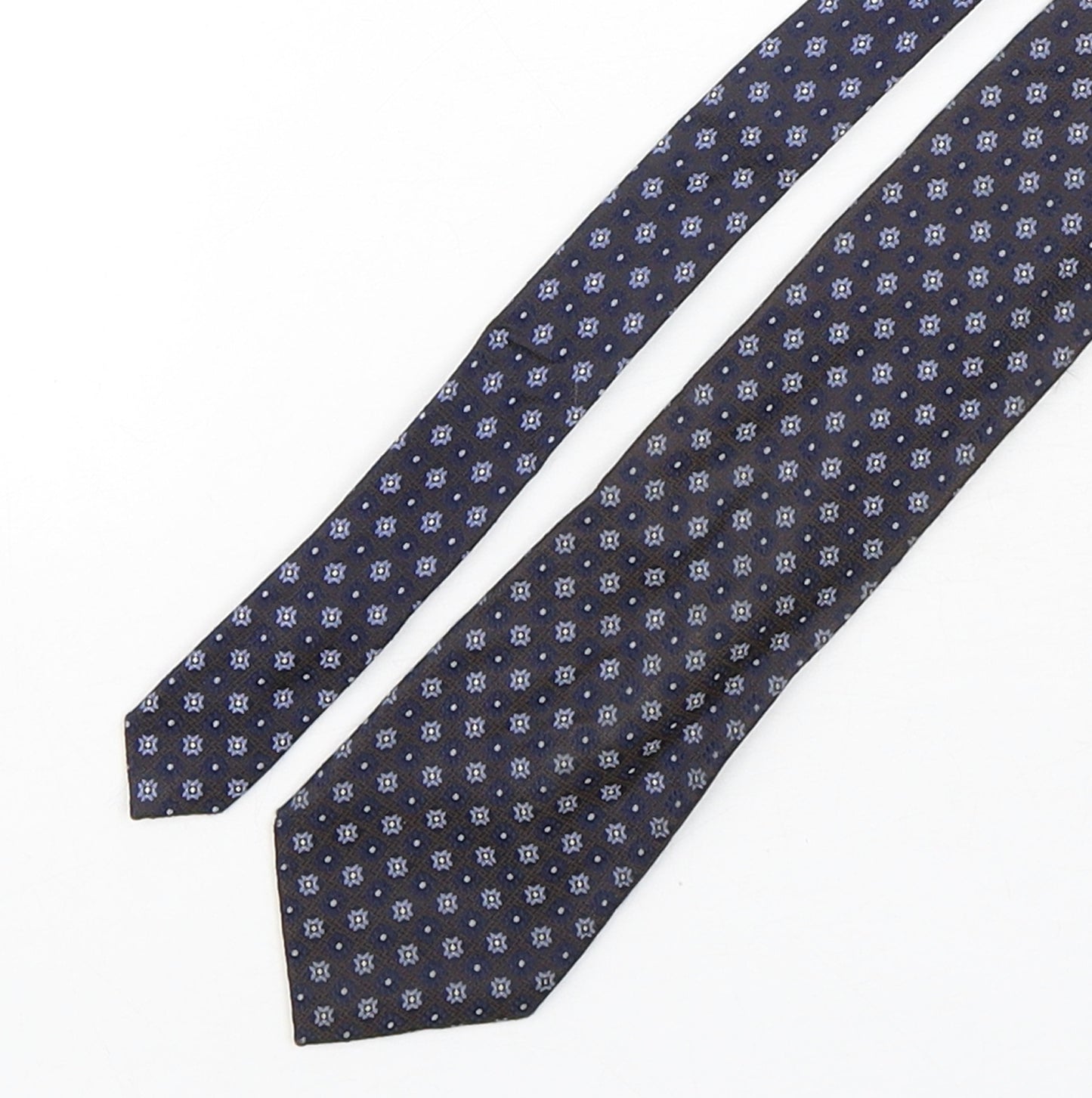 Collezione Mens Multicoloured Geometric Silk Pointed Tie One Size