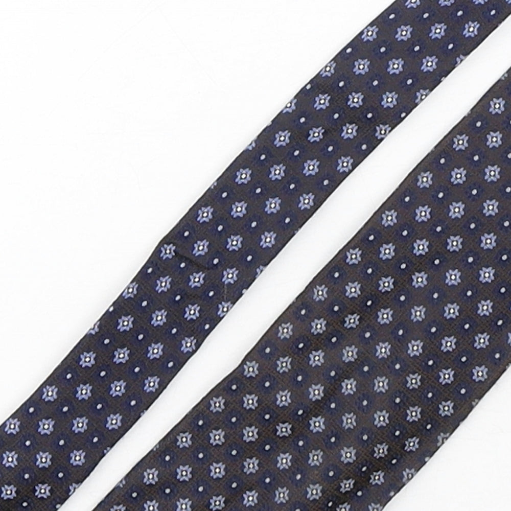 Collezione Mens Multicoloured Geometric Silk Pointed Tie One Size