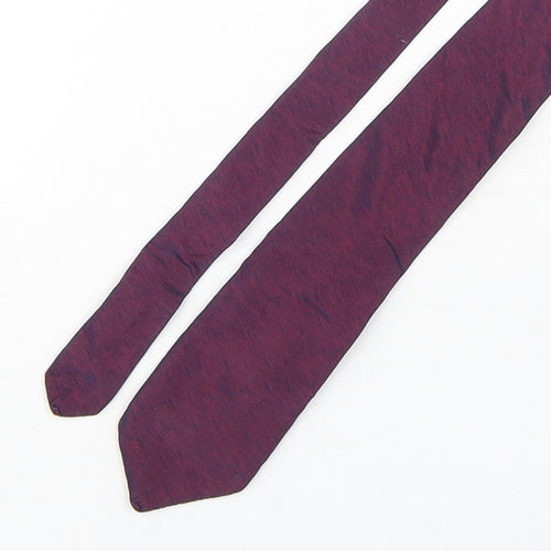 Autograph Mens Purple  Silk Pointed Tie One Size