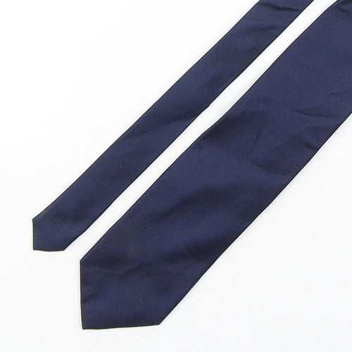 Mario Dessuti Mens Blue  Silk Pointed Tie One Size