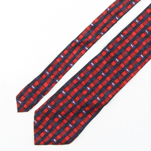 Savoy Taylors Guild Mens Multicoloured Striped Silk Pointed Tie One Size