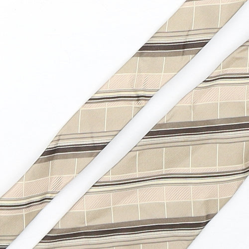 Lloyd Attree & Smith Mens Multicoloured Plaids & Checks Silk Pointed Tie One Size