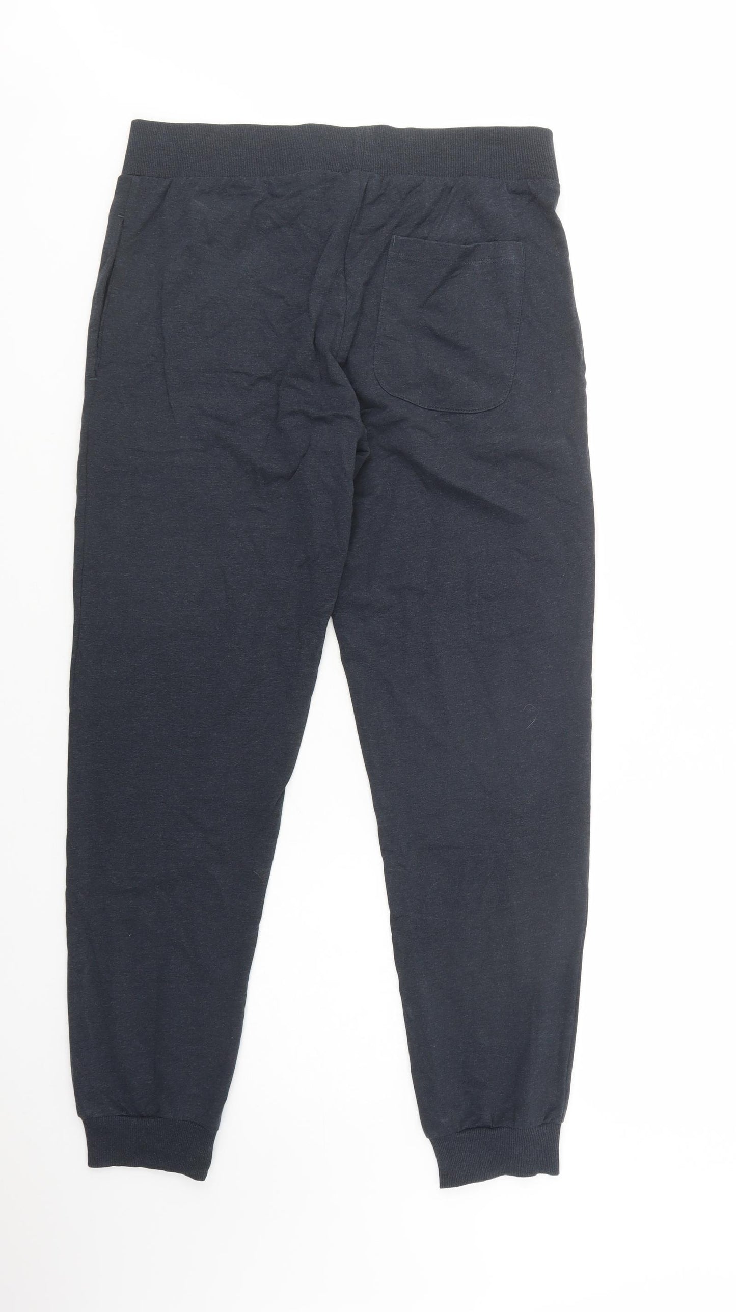 JACK & JONES Mens Grey  Cotton  Lounge Pants Size M  Drawstring