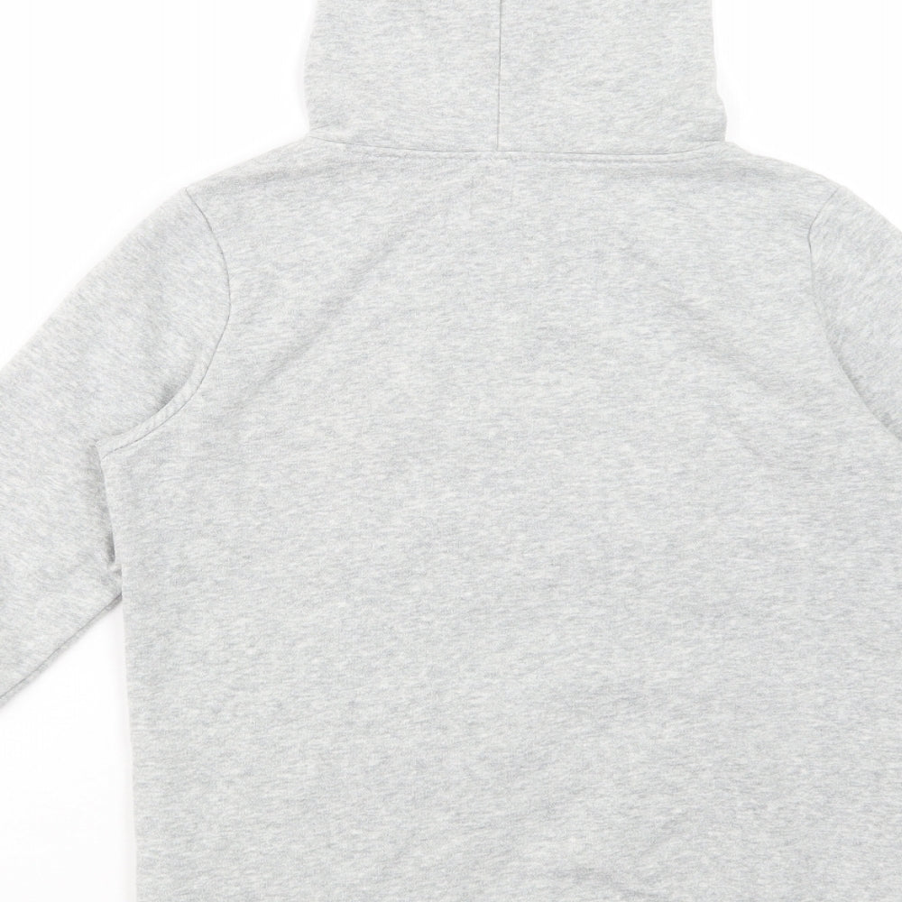 Gap Girls Grey  Cotton Pullover Hoodie Size 10-11 Years  Pullover