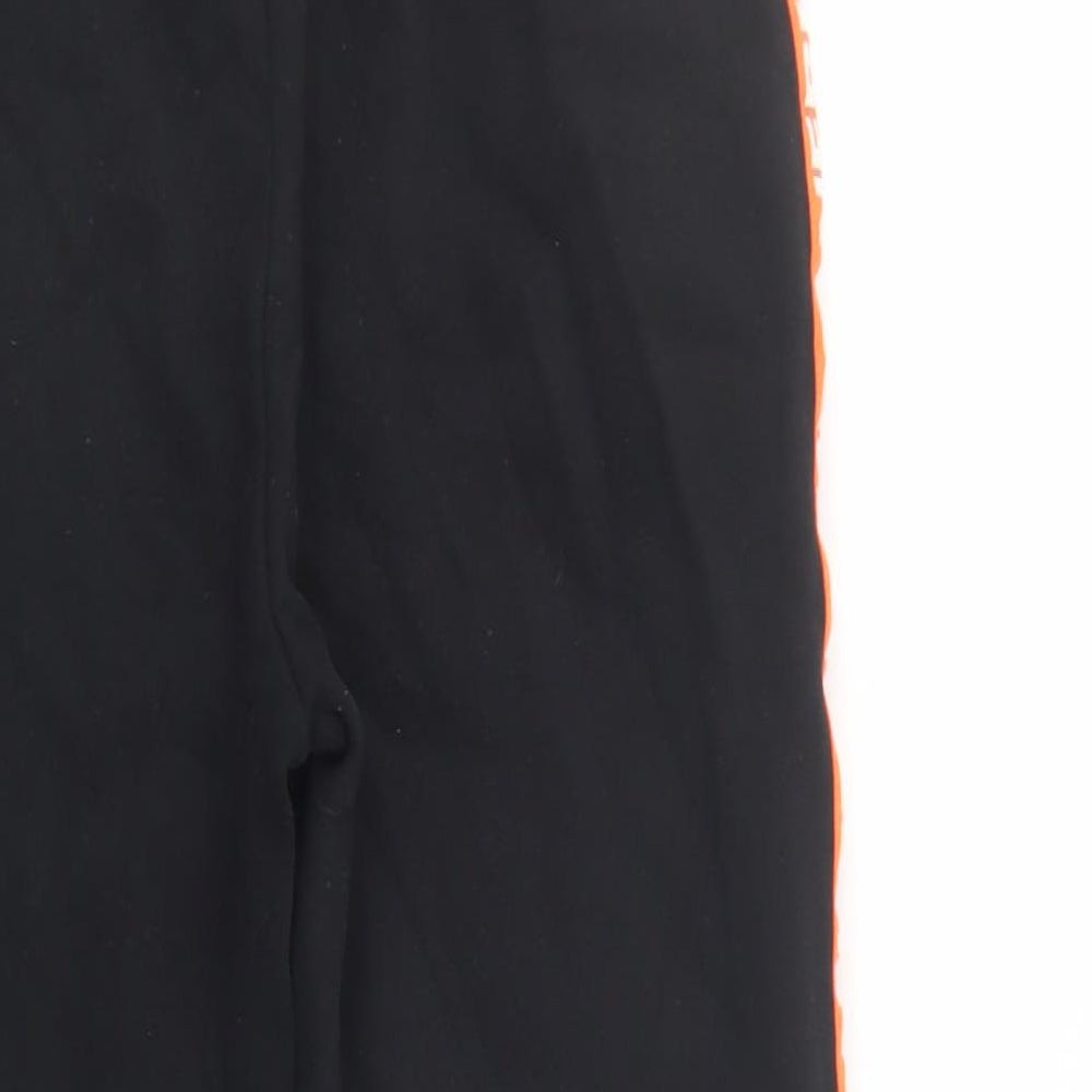 NERF Boys Black  Cotton Jogger Trousers Size 12-13 Years  Regular Drawstring