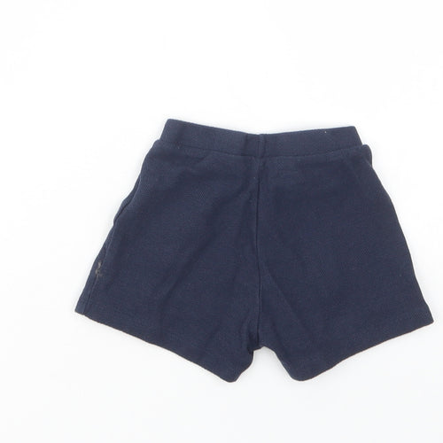 Primark Baby Blue  Cotton Cropped Trousers Size 9-12 Months