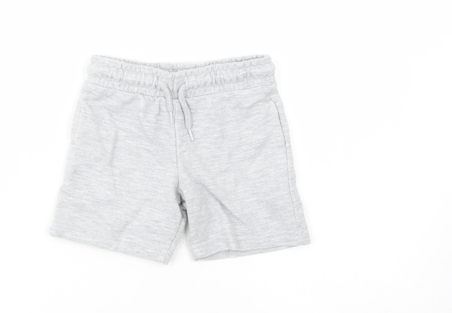 Dunnes Stores Boys Grey  Cotton Sweat Shorts Size 2 Years  Regular Drawstring