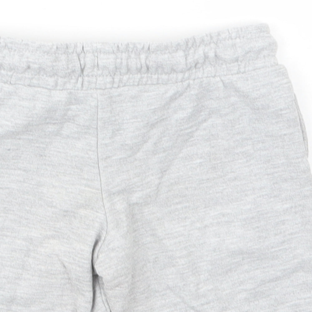 Dunnes Stores Boys Grey  Cotton Sweat Shorts Size 2 Years  Regular Drawstring