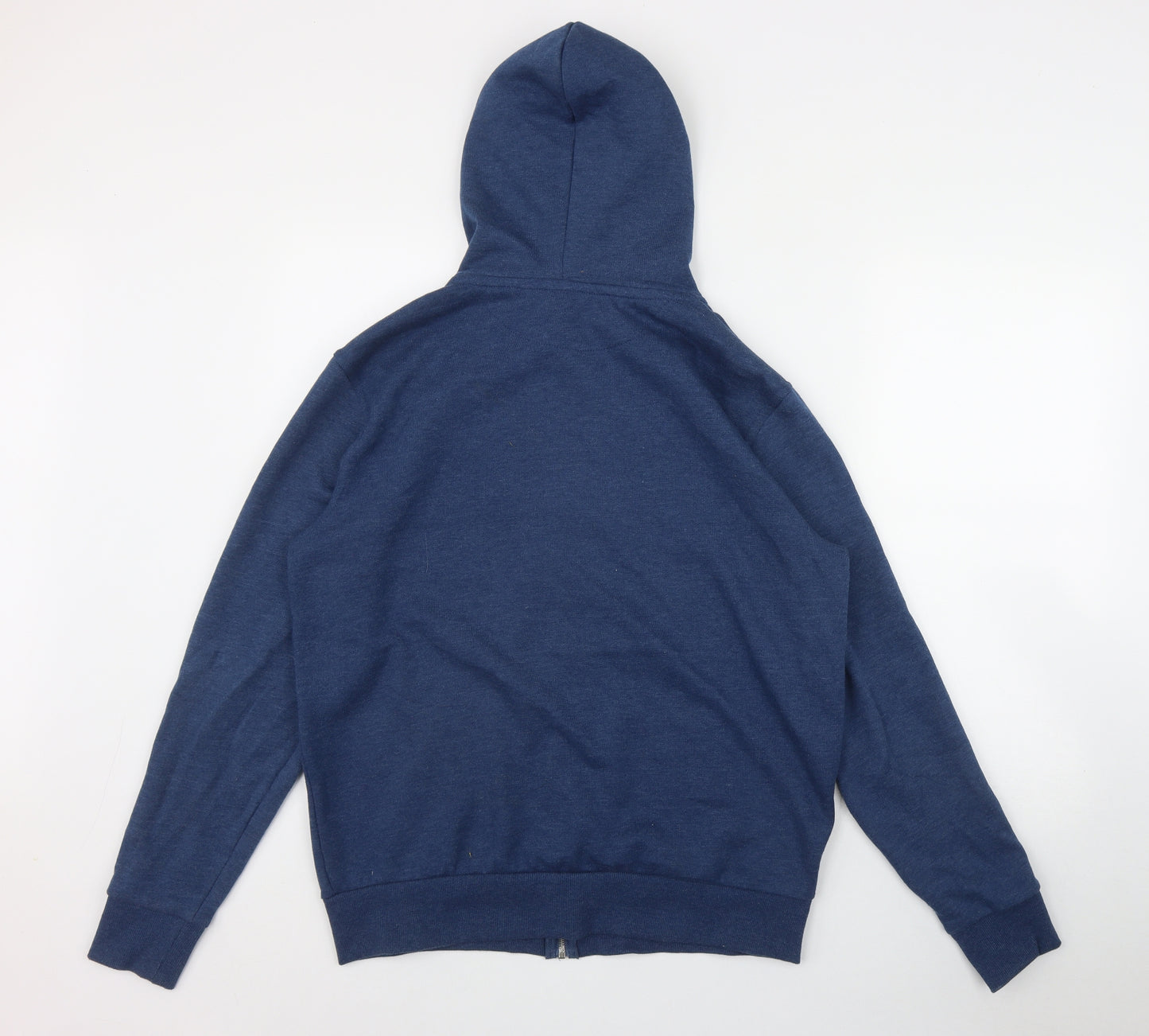 Dunnes Stores Mens Blue  Cotton Full Zip Hoodie Size M