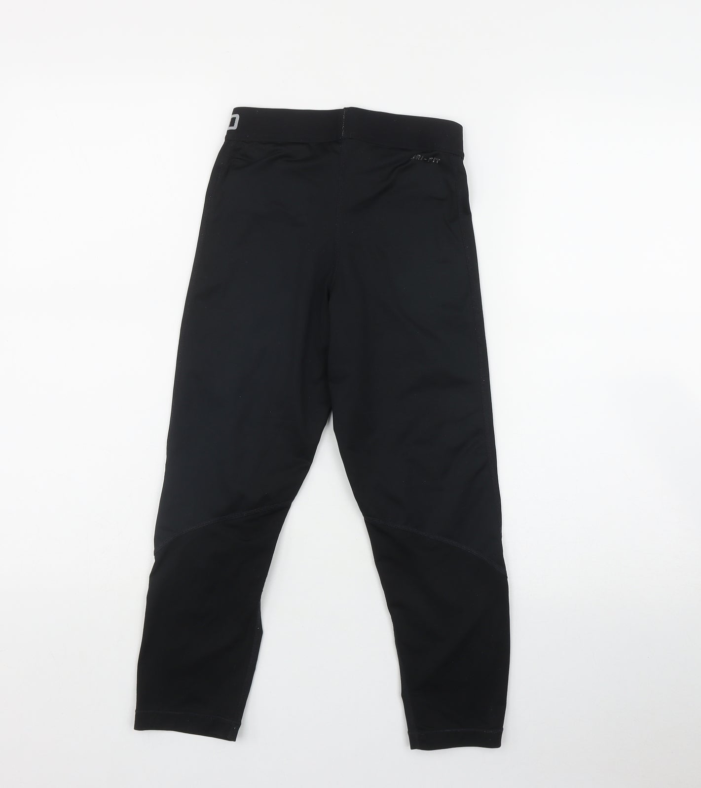 Nike Womens Black  Polyester Cropped Leggings Size XS L21 in Regular