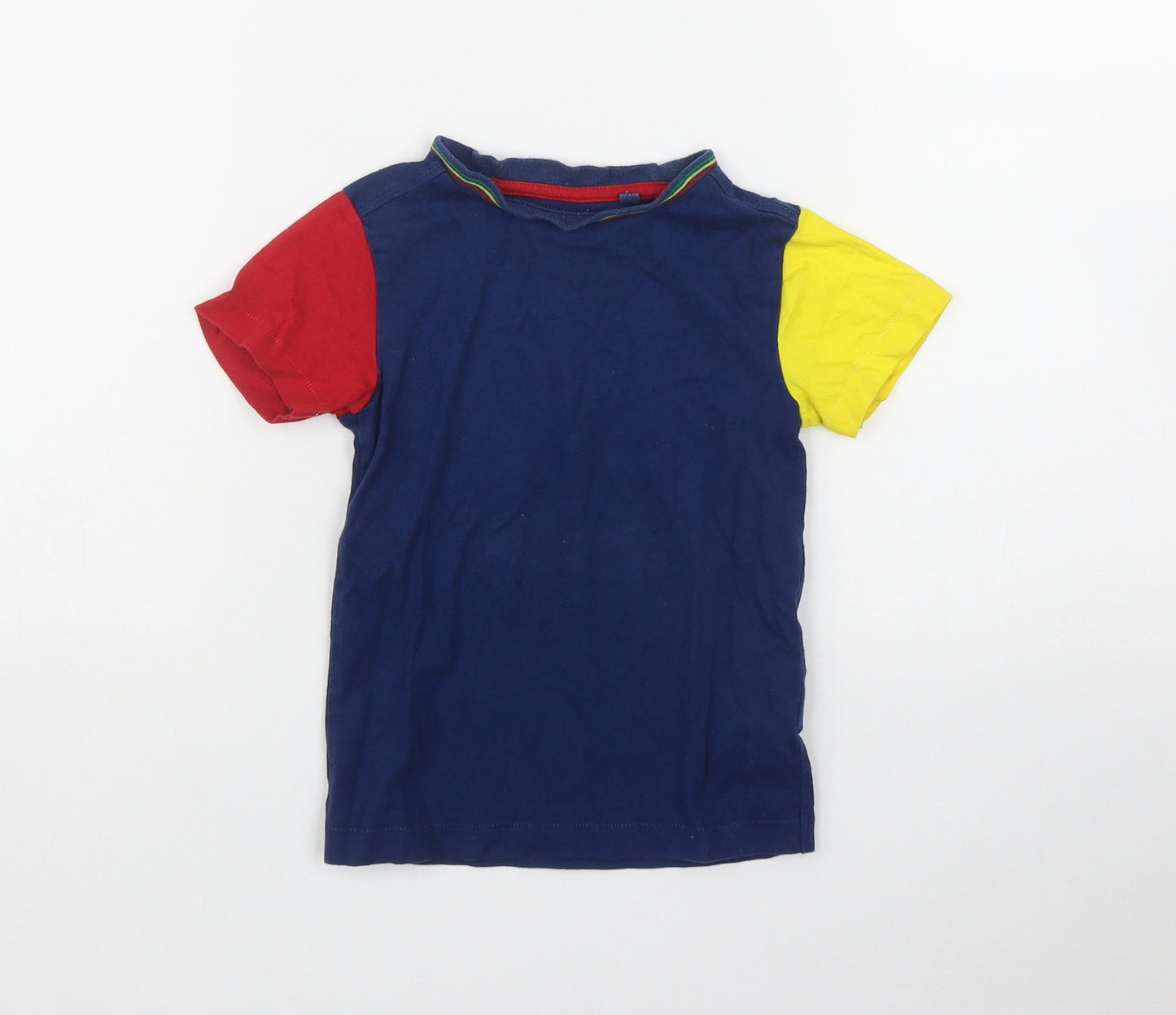 NEXT Baby Blue  Cotton Basic T-Shirt Size 18-24 Months Round Neck