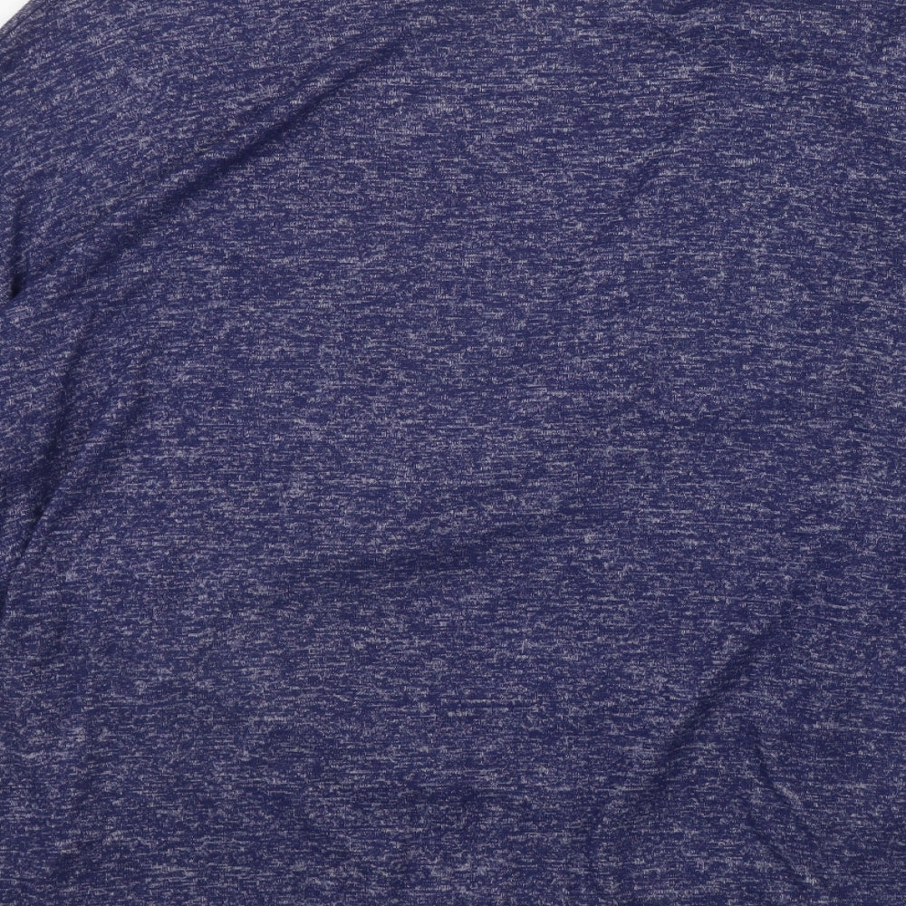 Capsule Womens Blue  Polyester Basic T-Shirt Size 28 Round Neck