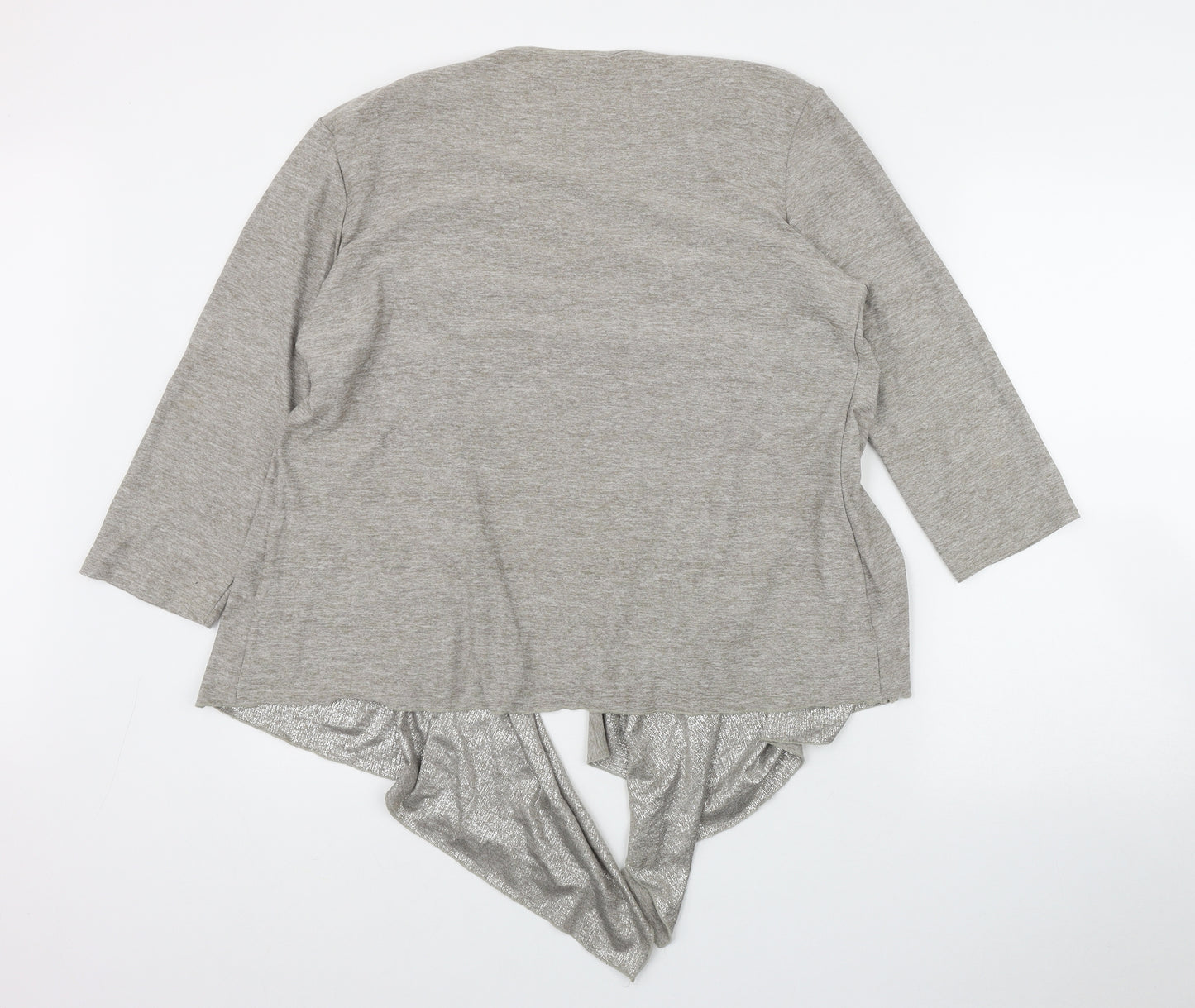 Gerard Womens Beige  Nylon Basic T-Shirt Size 18 Round Neck