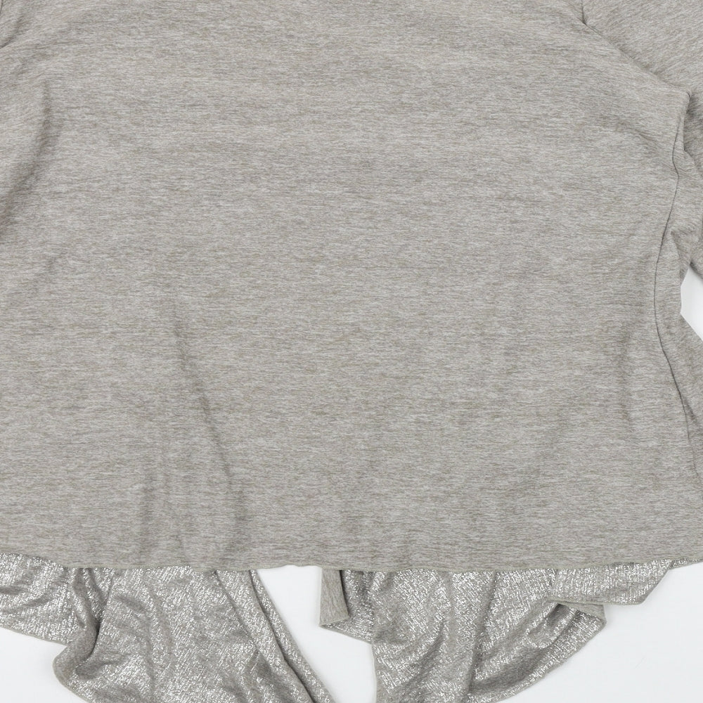 Gerard Womens Beige  Nylon Basic T-Shirt Size 18 Round Neck