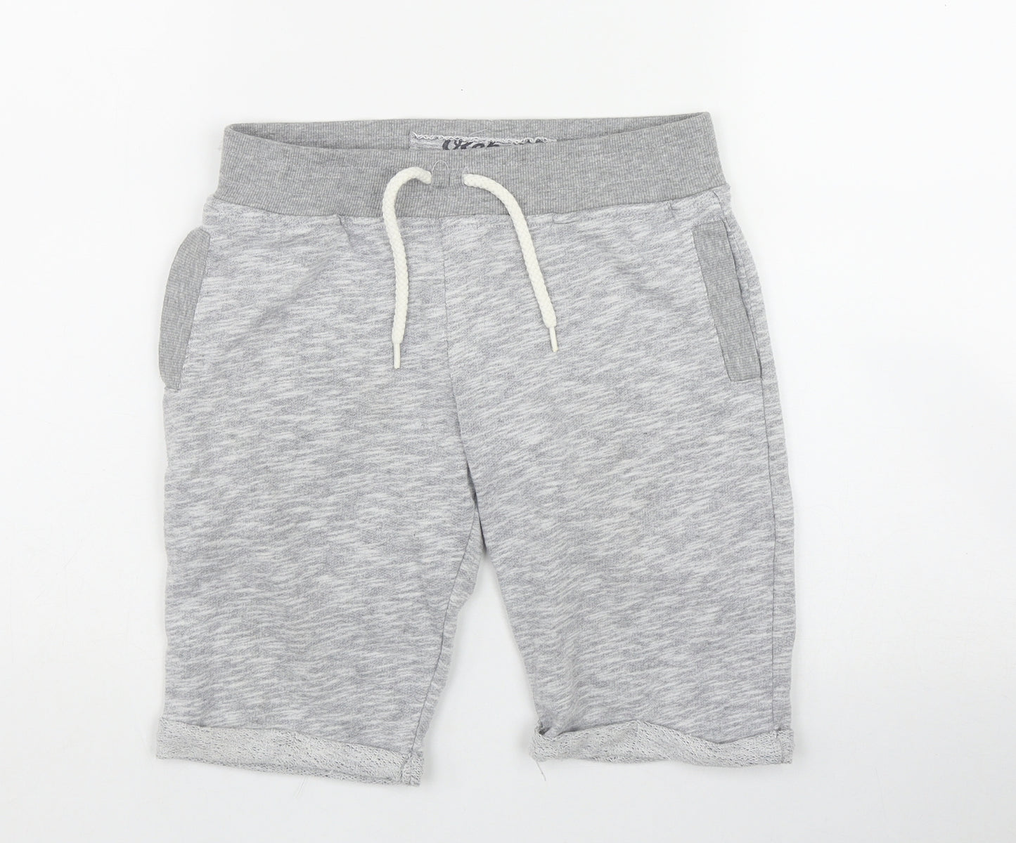 Primark Boys Grey  Cotton Sweat Shorts Size 9-10 Years  Regular