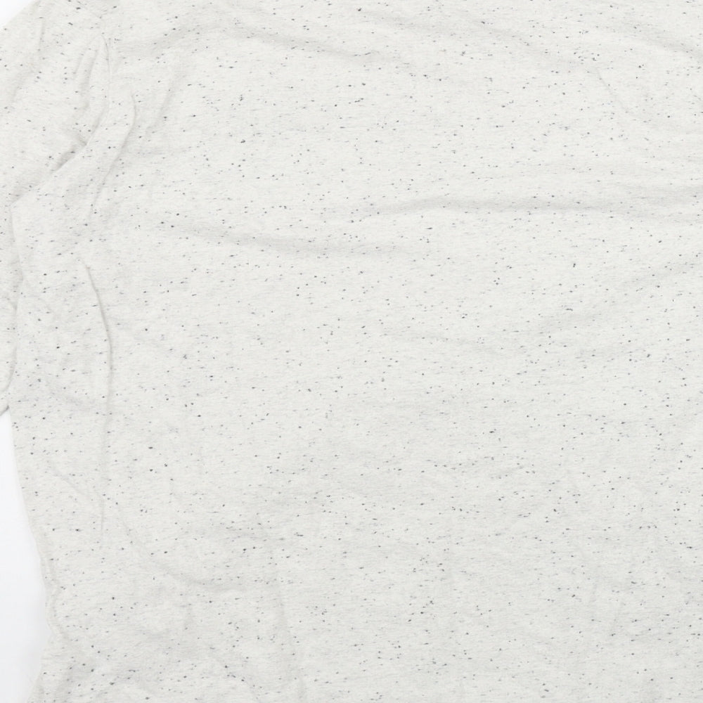 George Boys Grey  Cotton Basic T-Shirt Size 13-14 Years Round Neck