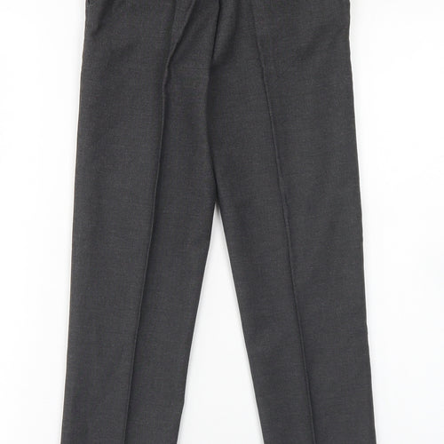 TU Boys Grey  Polyester Dress Pants Trousers Size 9 Months  Regular Hook & Eye - School Wear