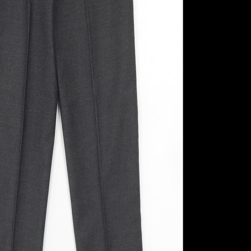 TU Boys Grey  Polyester Dress Pants Trousers Size 9 Months  Regular Hook & Eye - School Wear
