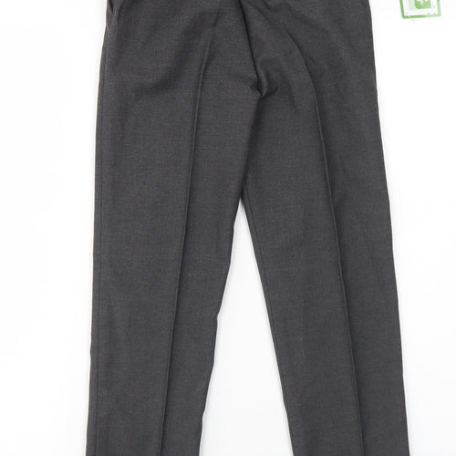 TU Boys Grey  Polyester Dress Pants Trousers Size 9 Months  Regular Hook & Eye - School Wear