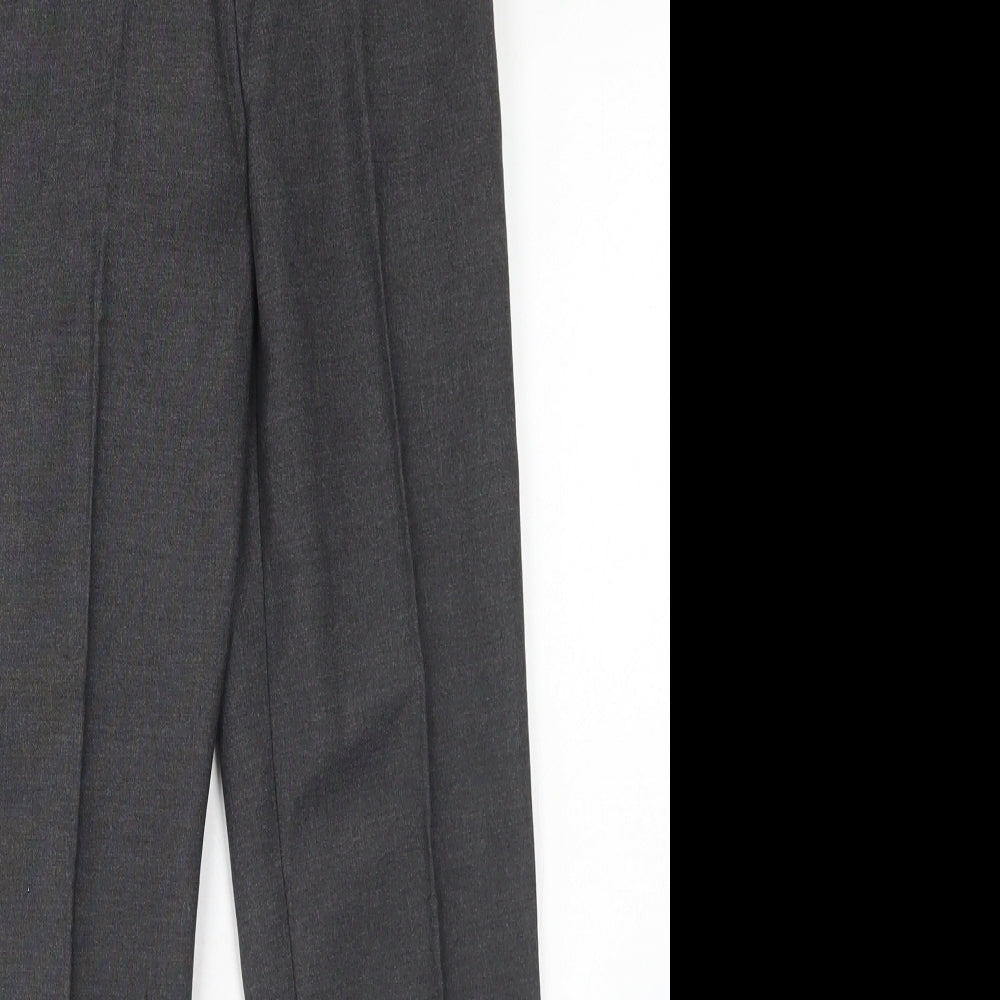 TU Boys Grey  Polyester Dress Pants Trousers Size 9 Months  Regular Hook & Eye - School Wear