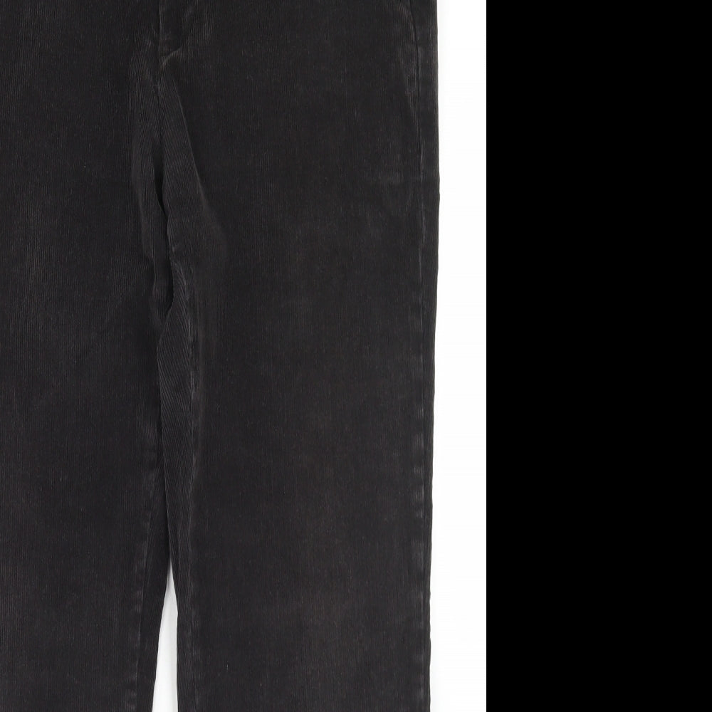 Dunnes Stores Mens Grey  Cotton Chino Trousers Size 34 in L27 in Regular Button