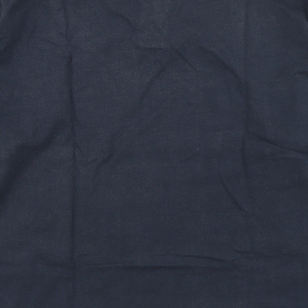Dunnes Stores Mens Blue  Cotton  Polo Size L Collared