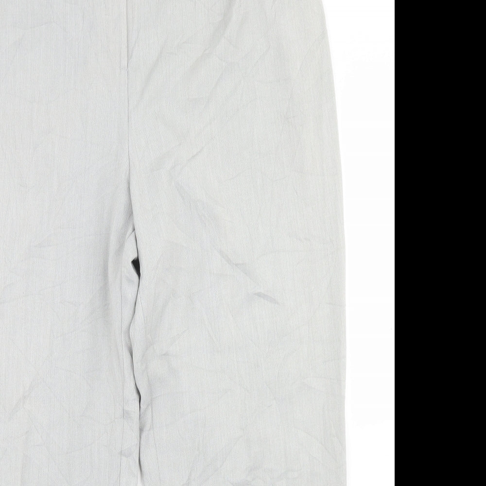 Annabelle Womens Grey  Polyester Trousers  Size 18 L26 in Regular Button