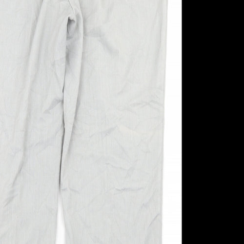 Annabelle Womens Grey  Polyester Trousers  Size 18 L26 in Regular Button
