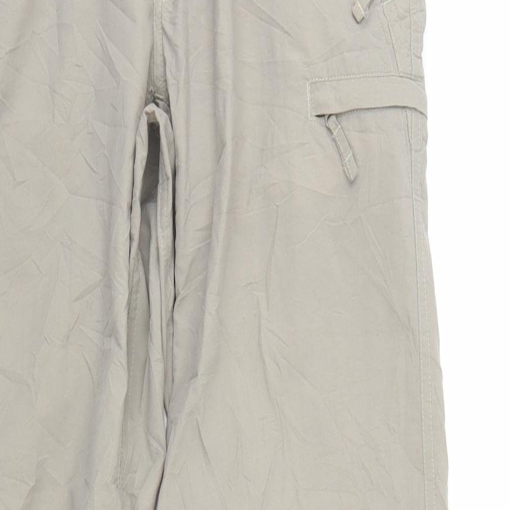 The North Face Mens Beige  Nylon Cargo Trousers Size S L30 in Regular Button