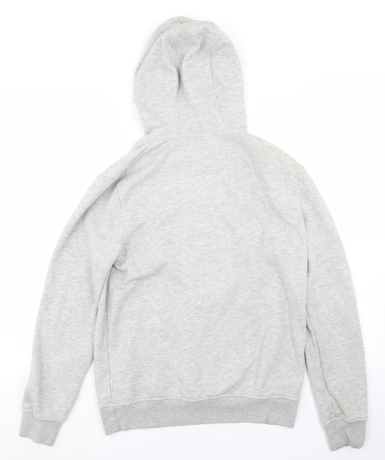 Lee Cooper Mens Grey  Polyester Pullover Hoodie Size M