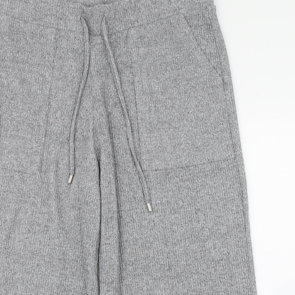 Marks and Spencer Womens Grey  Polyester Trousers  Size 20 L29 in Regular