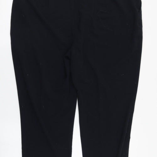 EWM Womens Blue  Polyester Trousers  Size 22 L24 in Regular Zip
