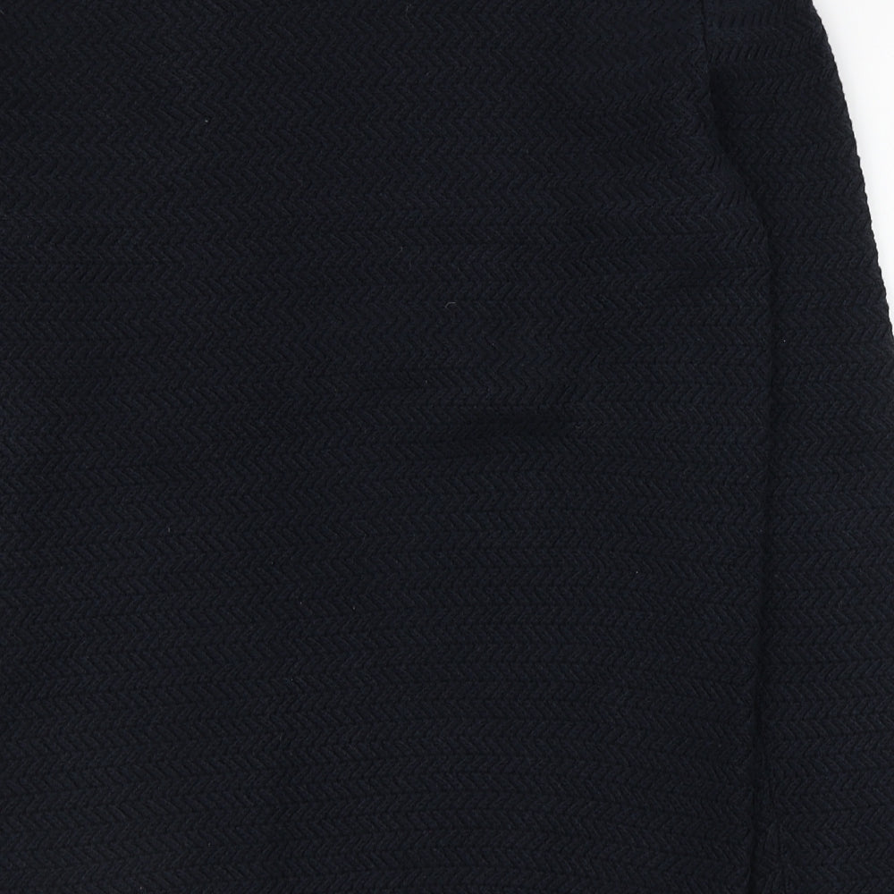 Paul Costelloe Mens Blue Round Neck  Cotton Pullover Jumper Size M