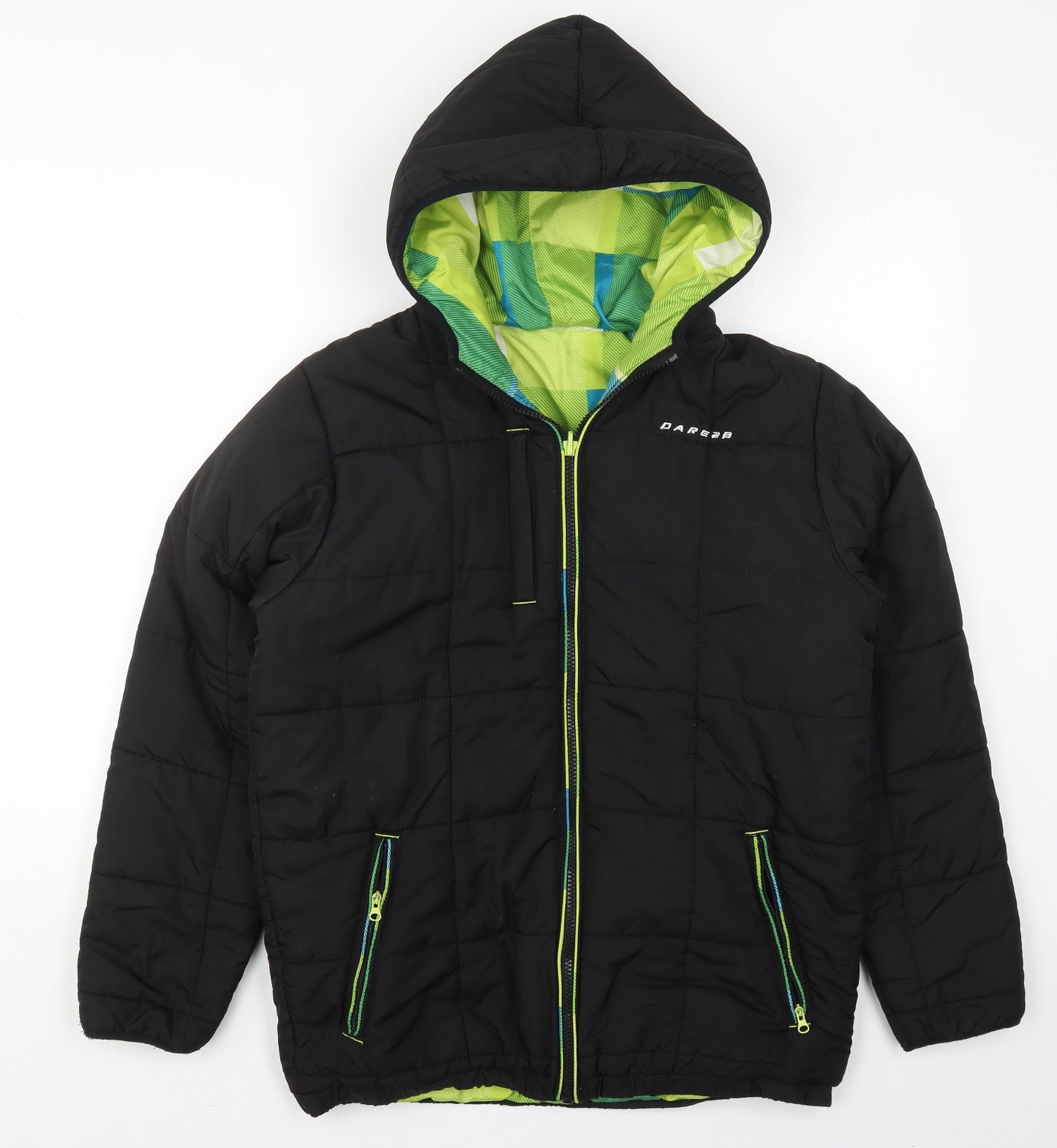 Dare 2B Boys Black   Basic Coat Coat Size 15-16 Years  Zip