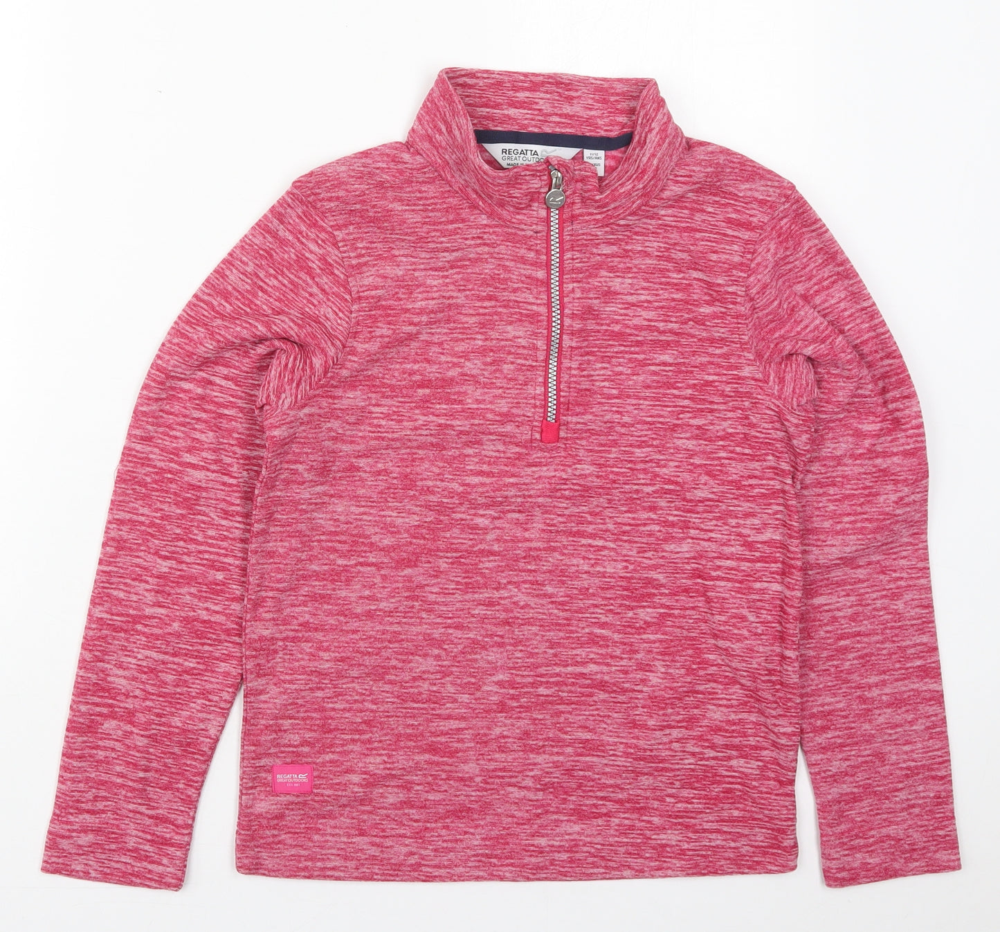 Regatta Girls Pink   Jacket  Size 11-12 Years  Zip