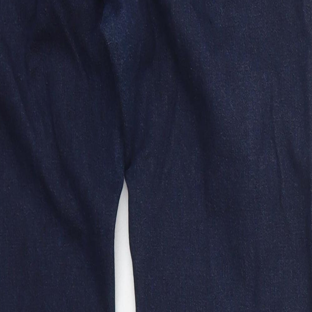 George Boys Blue  Cotton Straight Jeans Size 12-13 Years  Regular Button