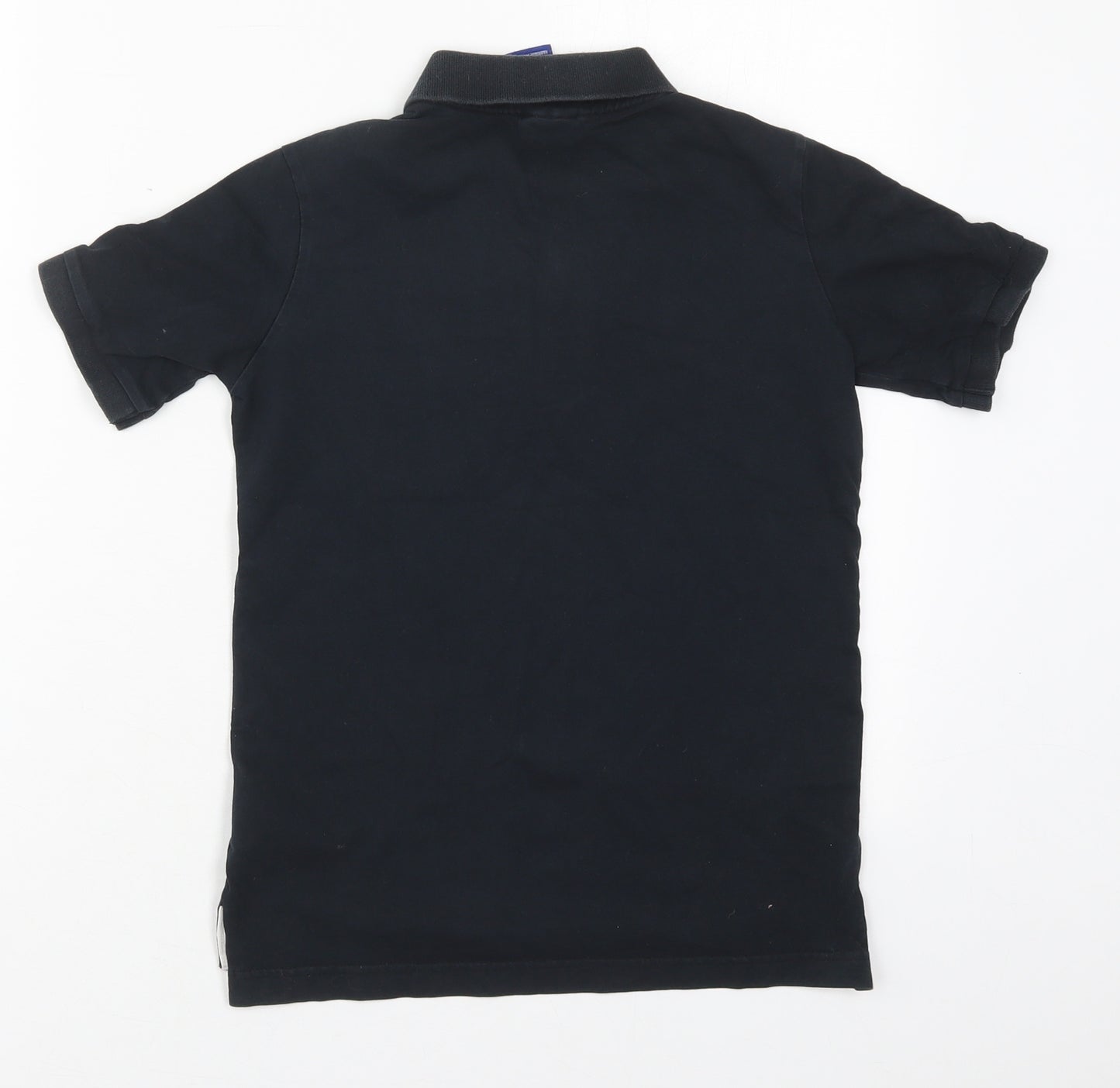 Nike Boys Black  Cotton Basic Polo Size 10-11 Years Collared Pullover