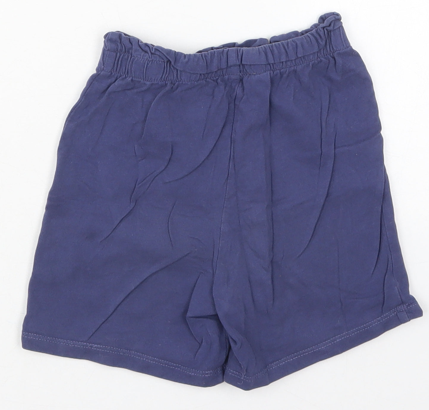 George Girls Blue  Cotton Bermuda Shorts Size 5-6 Years  Regular