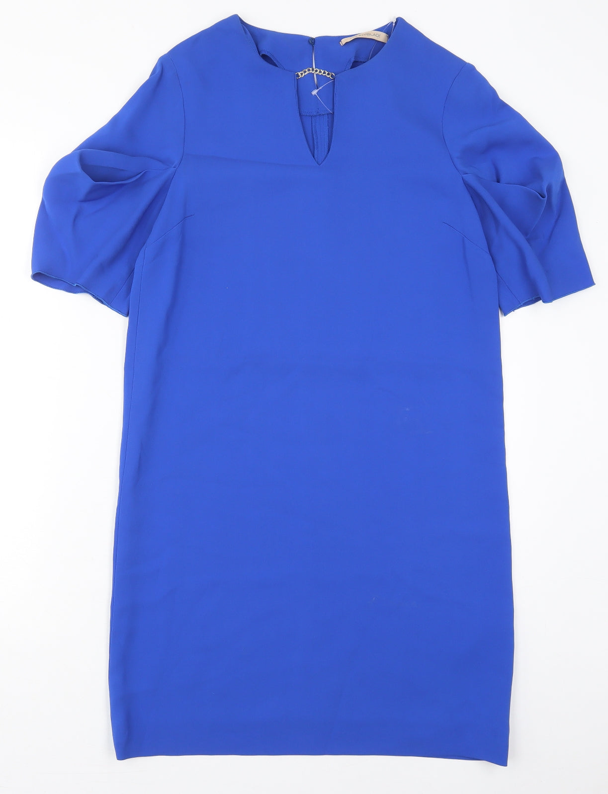 Penny Black Womens Blue  Viscose Shift  Size 8  V-Neck